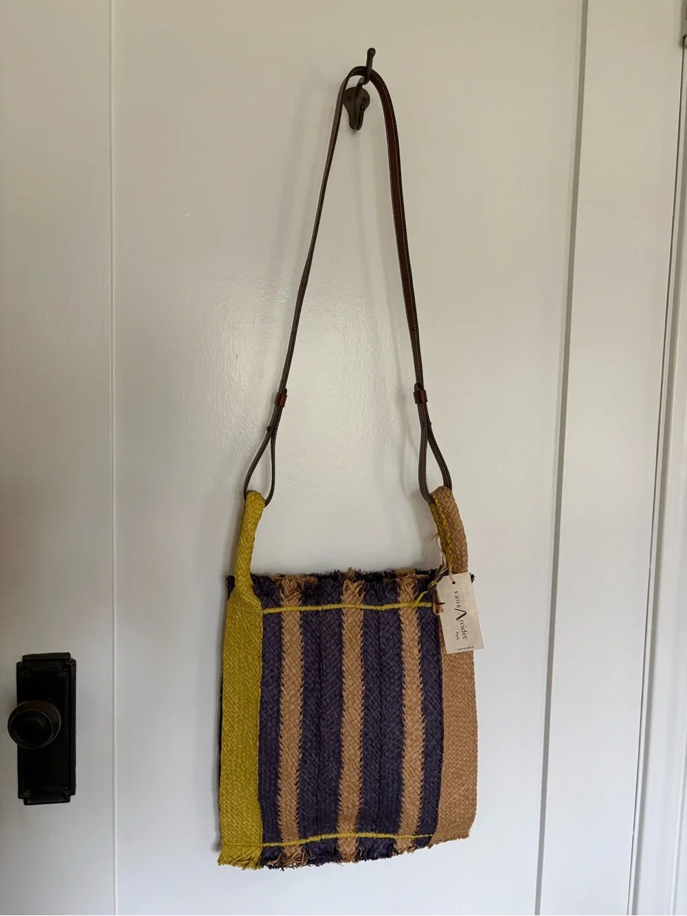 NWT Sans Aridet Paris Facteur Bag